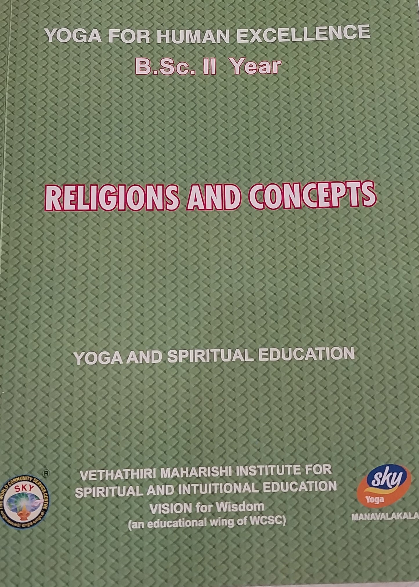 Religion and Concepts BA II
