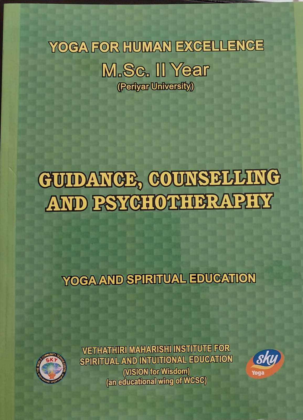 Guidance, Counselling And Psychotherapy