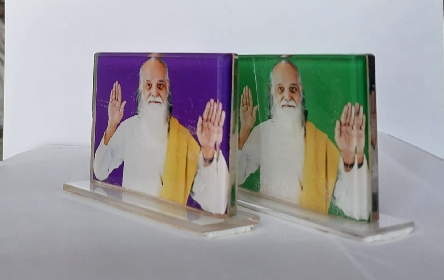 Car Dashboard Acrylic Swamiji Photo