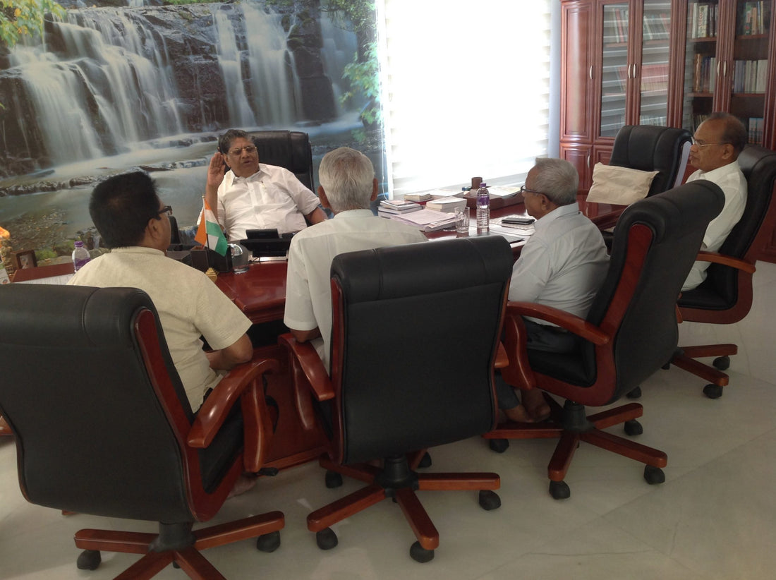 President meeting with Directors at Erode office.