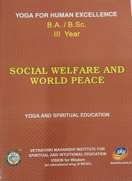 Social Welfare and World Peace