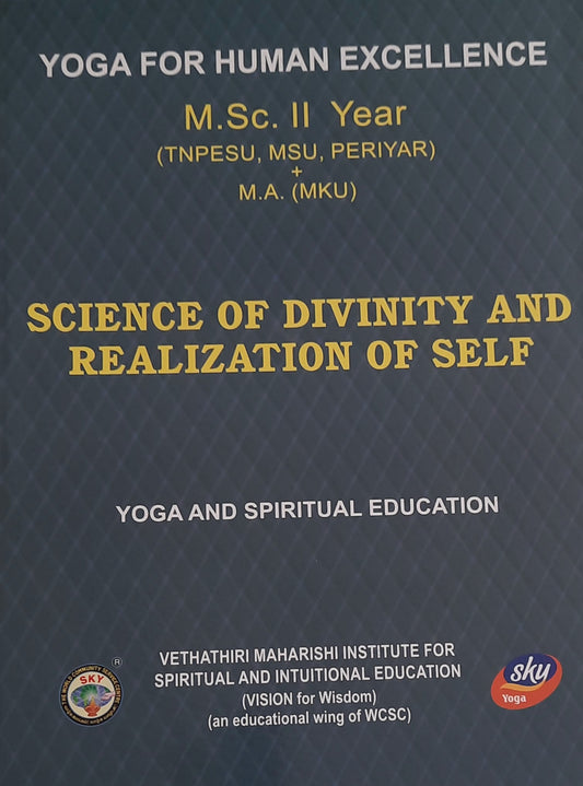 SCIENCE OF DIVINITY AND REALIZATION OF SELF - MSc