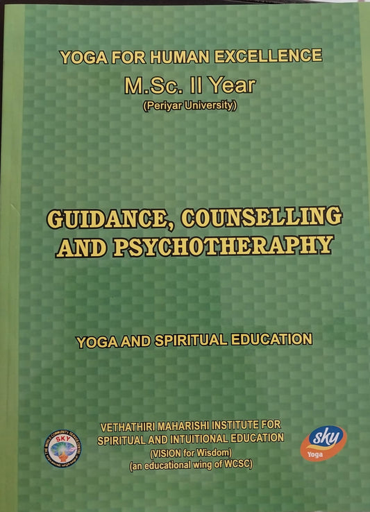 Guidance, Counselling And Psychotherapy