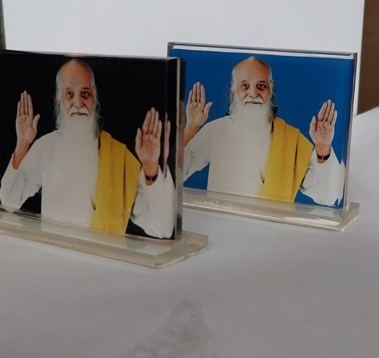 Car Dashboard Acrylic Swamiji Photo