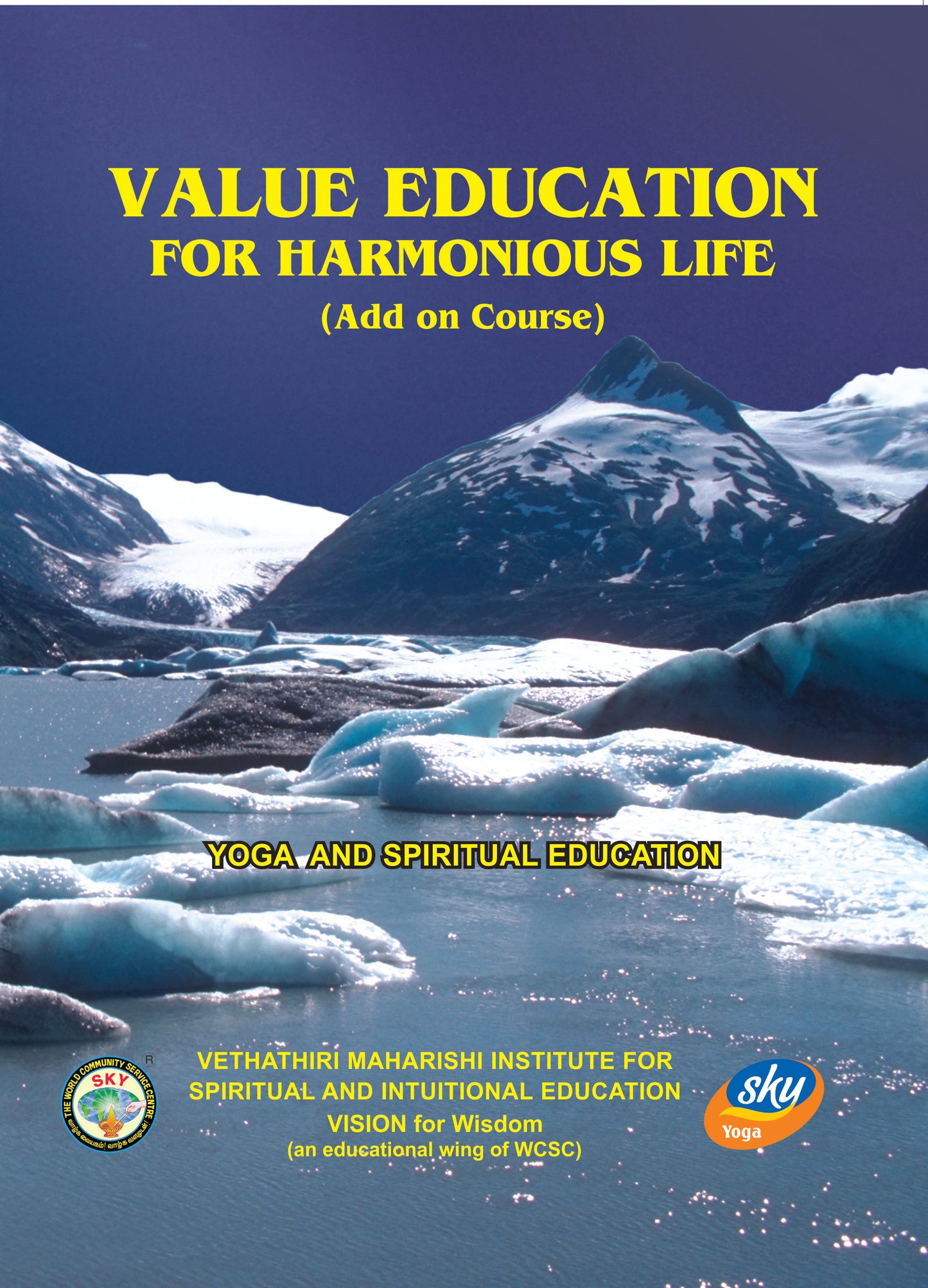 Value Education for Harmonious Life (Add on Course)